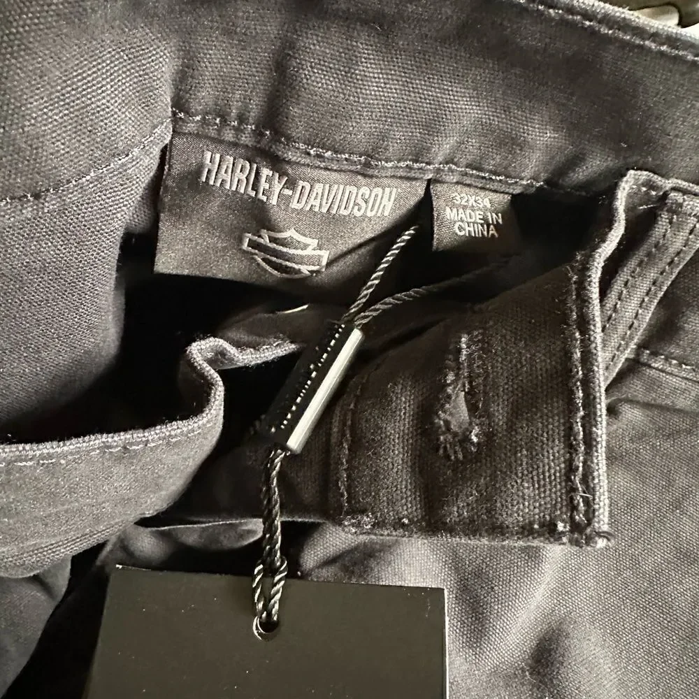🔥HARLEY-DAVIDSON MENS Rugged, Mechanic woven pants. Limited edition, 32x34 - Picture 7 of 13